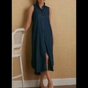 Soft Surroundings Maxi Jean Dress